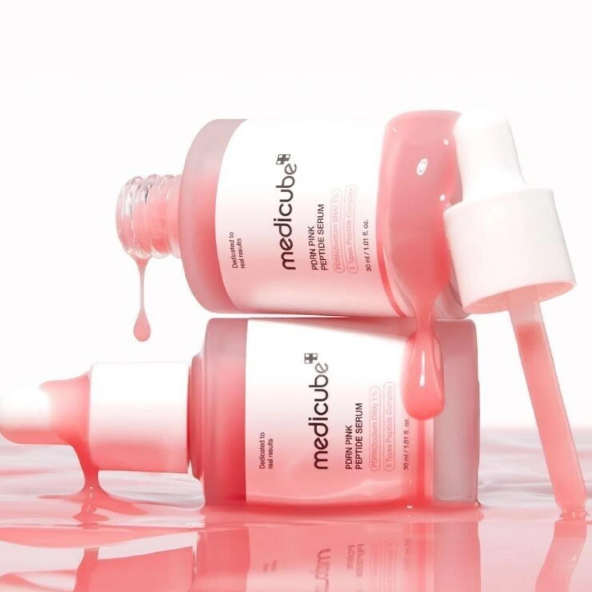 PDRN Pink Peptide Glow – Sérum Facial com Peptídeos – 30 ml