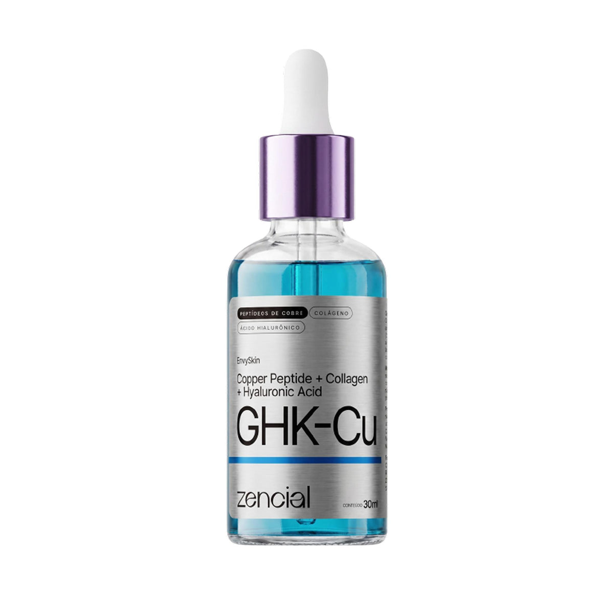 GHK-Cu — Peptídeos de Cobre + Ácido Hialurônico